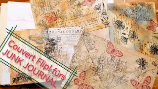 Couvert Flip fürs JUNK JOURNAL stämple bis a Bach abe! schwizerdütsch schweizer deutsch swiss german