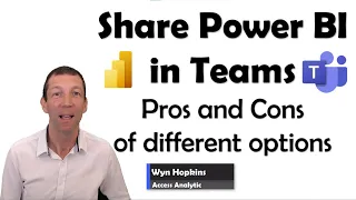 How to share a Power BI report in Teams