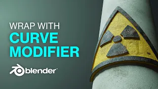 How to wrap a complex object around a pole (Curve Modifier) | Blender 3.0 Tutorial