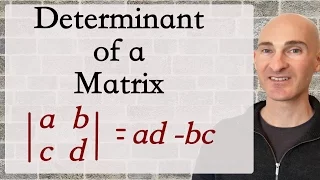 Determinant of a Matrix - How to Find (2x2 & 3x3)