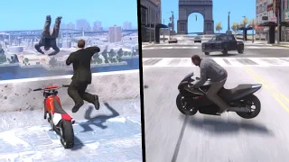 GTA IV - Brutal Motorcycle Crashes Vol. 10 (Euphoria Physics)