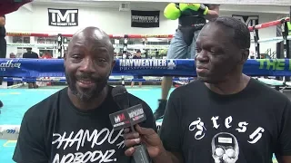 Would you rather be 4'7 or 7'7?  Mayweather Boxing Club answers