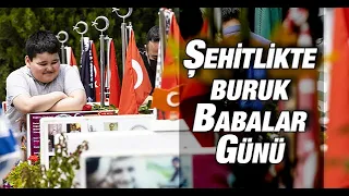 Şehitlikte buruk Babalar Günü