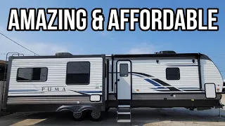 AWESOME FLOORPLAN in their Affordable RV! PUMA 31RLQS