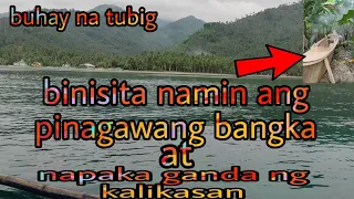 binisita namin ang pinagawang bangka