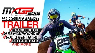 MXGP 2019 Announcement Trailer - Track Editor - Current Season - Release Date