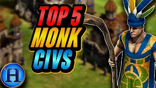 Top 5 Best Monk Civilizations | AoE2