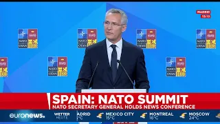 NATO-Gipfel in Madrid: Generalsekretär Jens Stoltenberg gibt Abschlusspressekonferenz