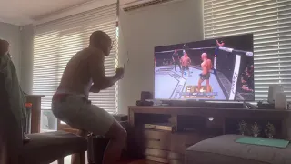 Fan reaction to McGregor Vs Poirier UFC 257