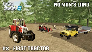 Cutting 35Mt Trees, Clearing Tree Stumps - #3 No Man's Land - Farming Simulator 22