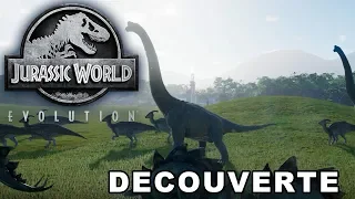 DECOUVERTE - JURASSIC WORLD EVOLUTION