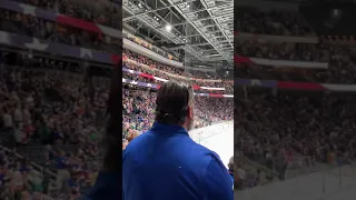 Islanders Fans Sing National Anthem - UBS Arena