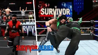 WWE 2K20 SIMULATION: Team RAW vs Team SmackDown | Survivor Series 2021 Highlights
