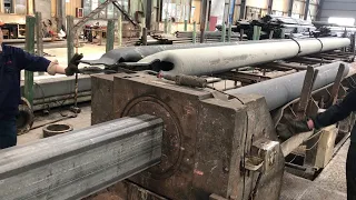 Seamless Square Tube Cold Drawn Production Process. How to Lay Pipe Under The Sea.