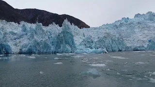 Sawyer Glacier Calving Event, Tracy Arm Fjord, Juneau, Alaska   6 9 2019