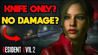 I tried beating Resident Evil 2 Knife Only, No Damage, Hardcore, No Infinite Knife