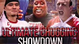 ULTIMATE CHUGGING SHOWDOWN!! Badlands Chugs vs Joey "Jaws" Chestnut & Matt "Megatoad" Stonie!!!