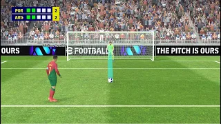 Portugal🇵🇹 Vs Argentina🇦🇷 Penalty Shootout |Pes Mobile| Ronaldo vs Messi