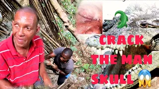 part 2 story time 🐊 crack is skull but he live to tell the story deadly attack