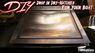 DIY Non-Welded Drop In Dry Hatches-- 1542 Jon Boat