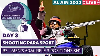 Day 3 | R7 - Men's 50m Rifle 3 Positions SH1 | Al Ain 2022 WSPS World Championships |