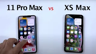 iPhone 11 Pro Max vs XS Max in 2022 - SPEED TEST