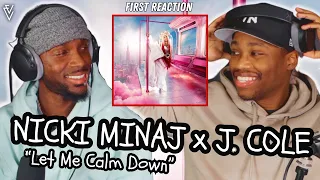 Nicki Minaj x J Cole - Let Me Calm Down | FIRST REACTION