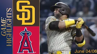 San Diego Padres vs. Los Angeles Angels Game Highlights 04/06/2024 | MLB Spring Training 2024