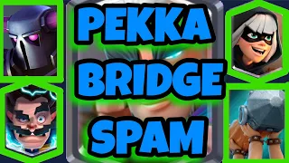 Trophy Pushing With Pekka Bridge Spam | Live Ladder Gameplay | (Clash Royale)