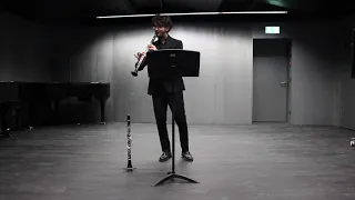 I. Stravinsky, Three Pieces for Clarinet solo, 2nd and 3rd movement