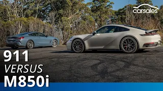 2019 BMW M850i xDrive v Porsche 911 Carrera 4S Comparison Test | carsales