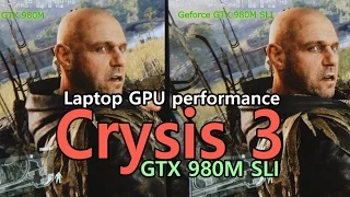 MSI GT80S TITAN SLI-002 GTX 980M SLI - Crysis 3 Geforce GTX 980M SLI gaming laptop (GT80S 6QE) 4K