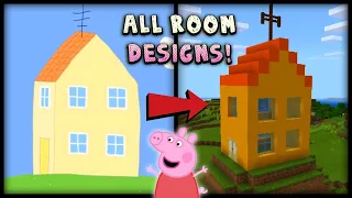 Peppa Pig’s House in Minecraft (All Room Designs!)