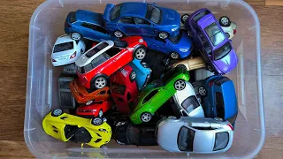 Lots of Toy Cars Inside the Box Different Brands