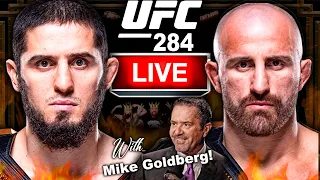 🔴UFC 284: Islam Makhachev vs Alexander Volkanovski + Yair Rodriguez vs Josh Emmett w/ MIKE GOLDBERG!