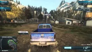 NFS Most Wanted 2012: "Crash Landing" Circuit Race 2:42.83 / 2:31.13 Ford F-150 Raptor & Focus RS500