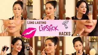 Long Lasting Lipstick HACKS 💄 | Lakme Lipstick Haul | Kya sach mein Long Lasting Lipstick hoti hai ❓