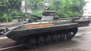 Луганск 9 мая парад победы  , военный парад, парад техники ,День победы 2019   ЛНР