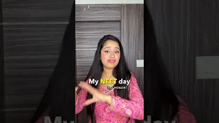 MY NEET DAY IN A MINUTE! #neet2023 #neetday #storytime