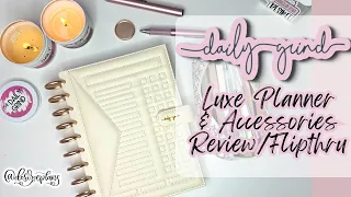 NEW! DAILY GRIND PLANNER FLIP THRU | LUXE COLLECTION | HABIT TRACKER | STICKERS & MORE!