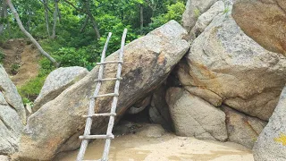 Дикий отдых в палатке На Триозерье Приморский край Наши Мальдивы 😍 Одни на Пляже в Ураганный ветер