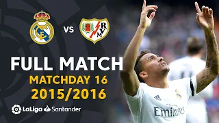 Real Madrid vs Rayo Vallecano (10-2) J16 2015/2016 - FULL MATCH