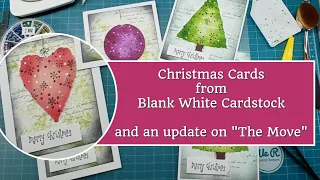 Christmas Cards from Blank White Paper