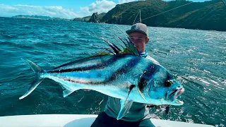 Fishing for GIANT Rooster Fish in Costa Rica