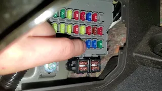 2012 Acura MDX Cigar Lighter Power Outlet Fuse Location