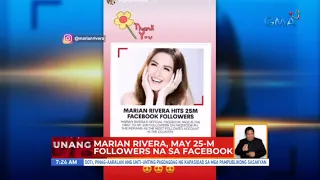 Marian Rivera reaches 25 million followers on Facebook | UB