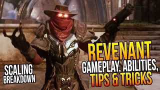 Paragon New Hero Revenant Abilities Breakdown "REVENANT GAMEPLAY TIPS & TRICKS! ABILITIES SCALING!"