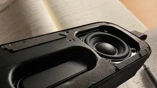 bose soundlink flex teardown bass test