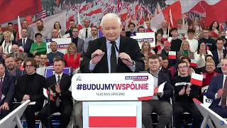 Spotkanie z Jarosławem Kaczyńskim w Opocznie