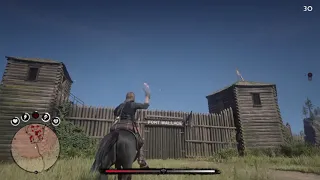 Red Dead Redemption 2 Attacking Fort Wallace